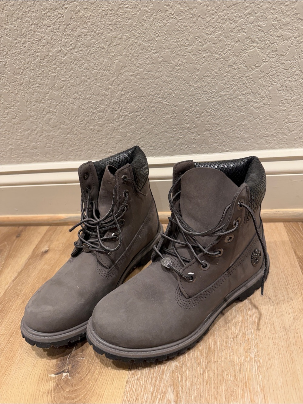 Women’s Gray Timberlands